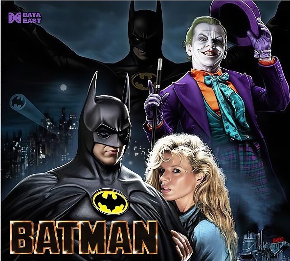 Data East BatMan BAT MAN Pinball Machine Custom TRANSLITE #2