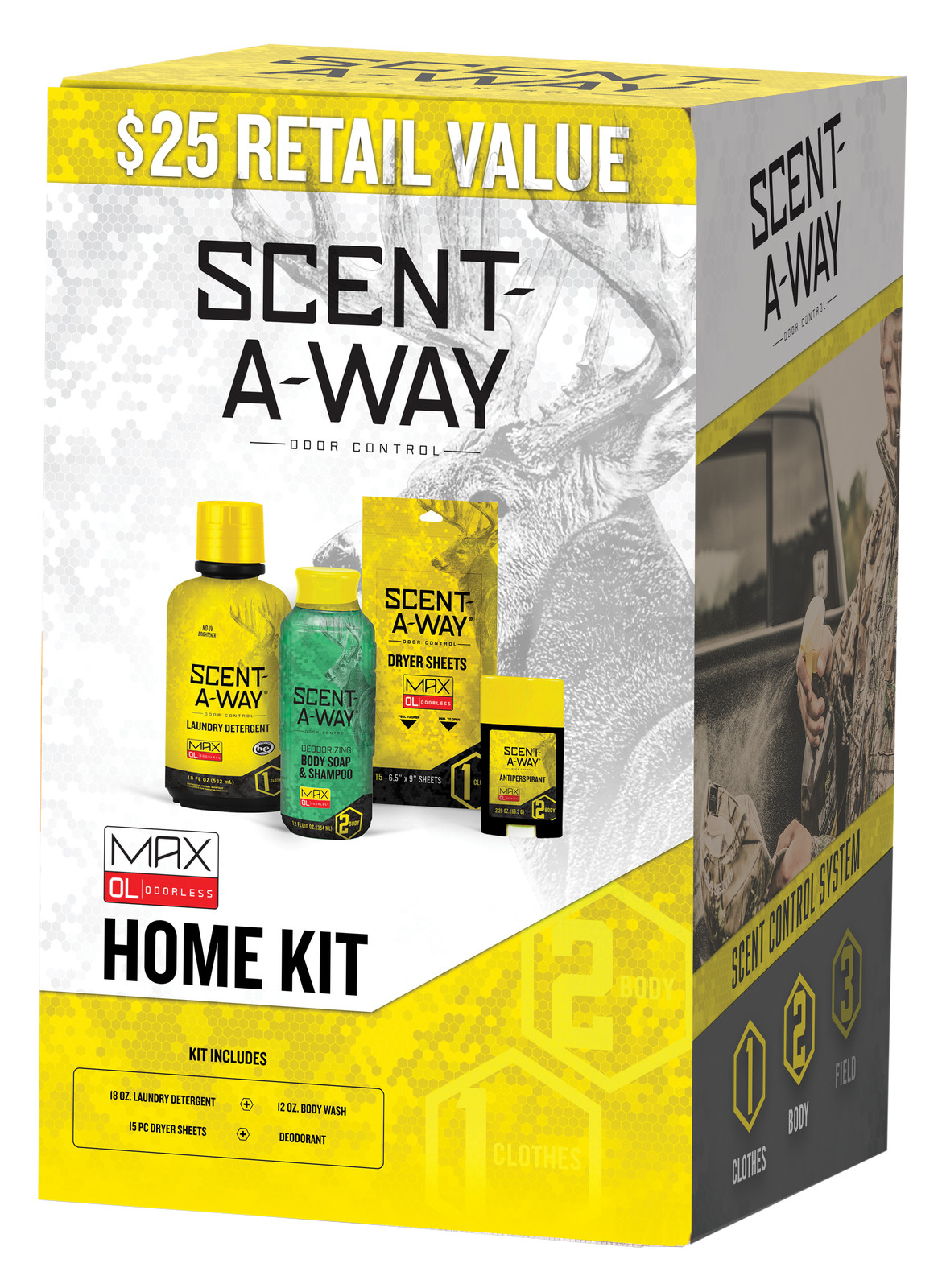 Hunters Specialties 100097 Scent A-Way Max Home Kit Odor Eliminator Odorless