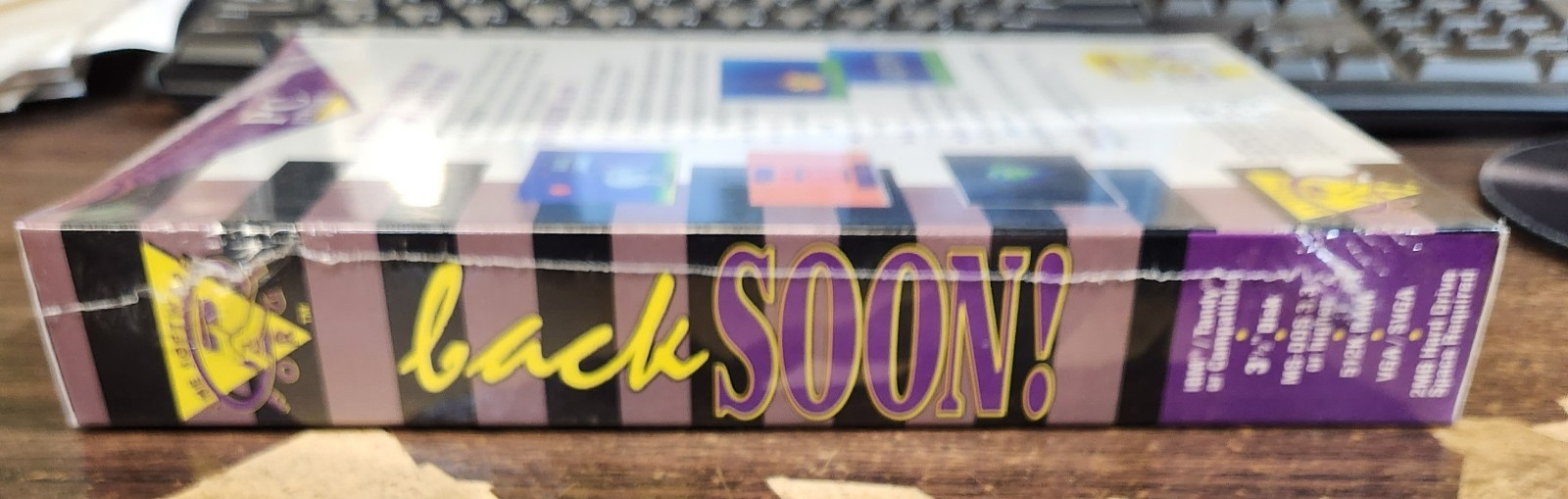 Back Soon! by Software Forge (1994, MS-DOS, 3-1/2" Floppy Disk) BRAND NEW SEALED