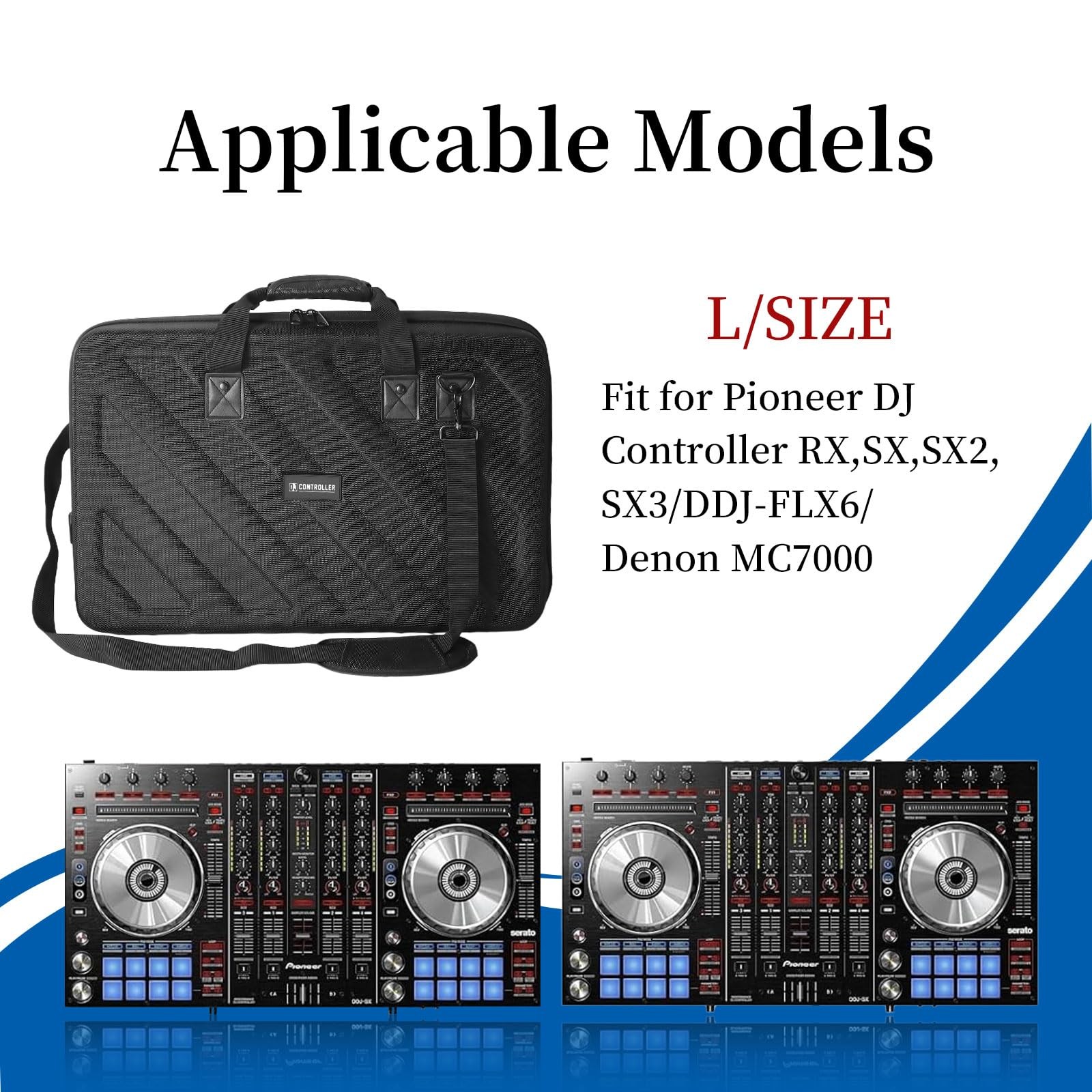 DJ Controller Case Compatible with Pioneer DJ Controller RX,SX,SX2,SX3/DDJ-FL...