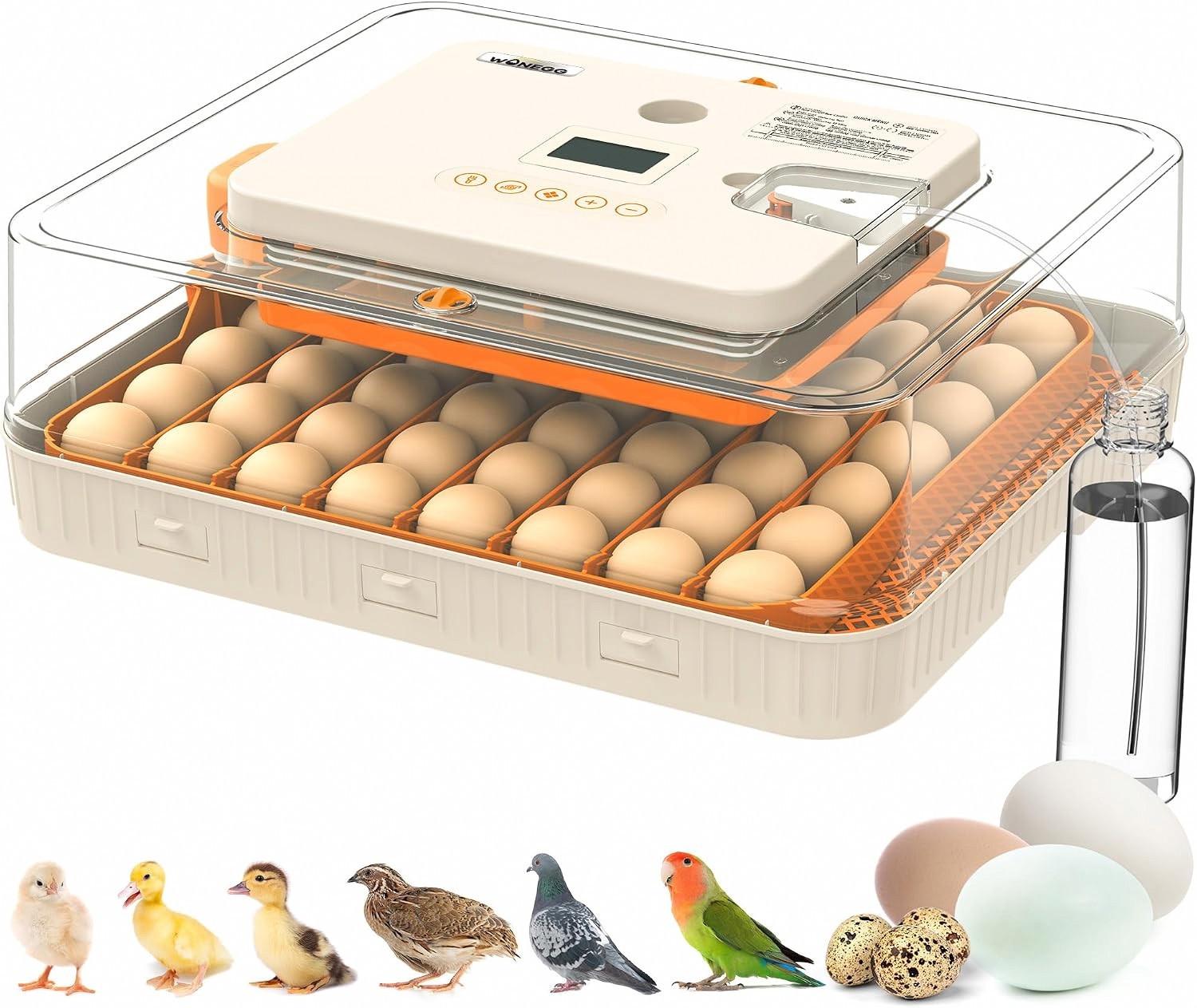 56 Egg Incubator for Hatching Eggs Automatic Egg Turning Temp & Humidity Control