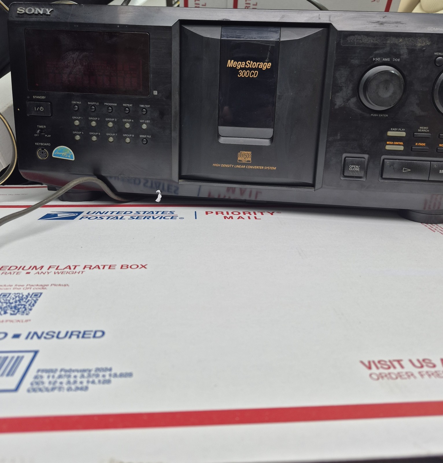 Sony CDP-CX355 Mega Storage 300 CD Player Changer