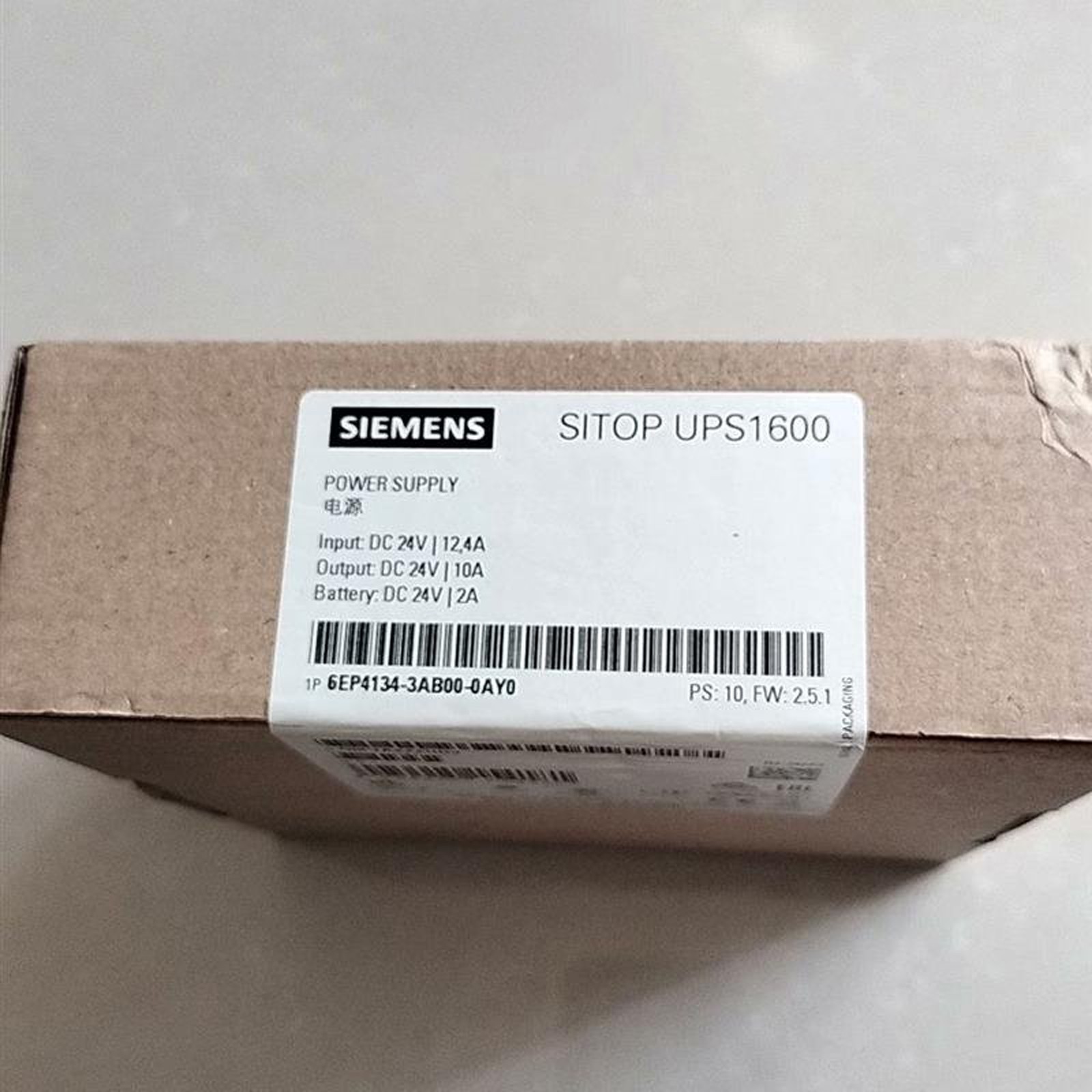 1PC Siemens NEW SITOP UPS1600 Power Supply 6EP4134-3AB00-0AY0 1 Year Warranty