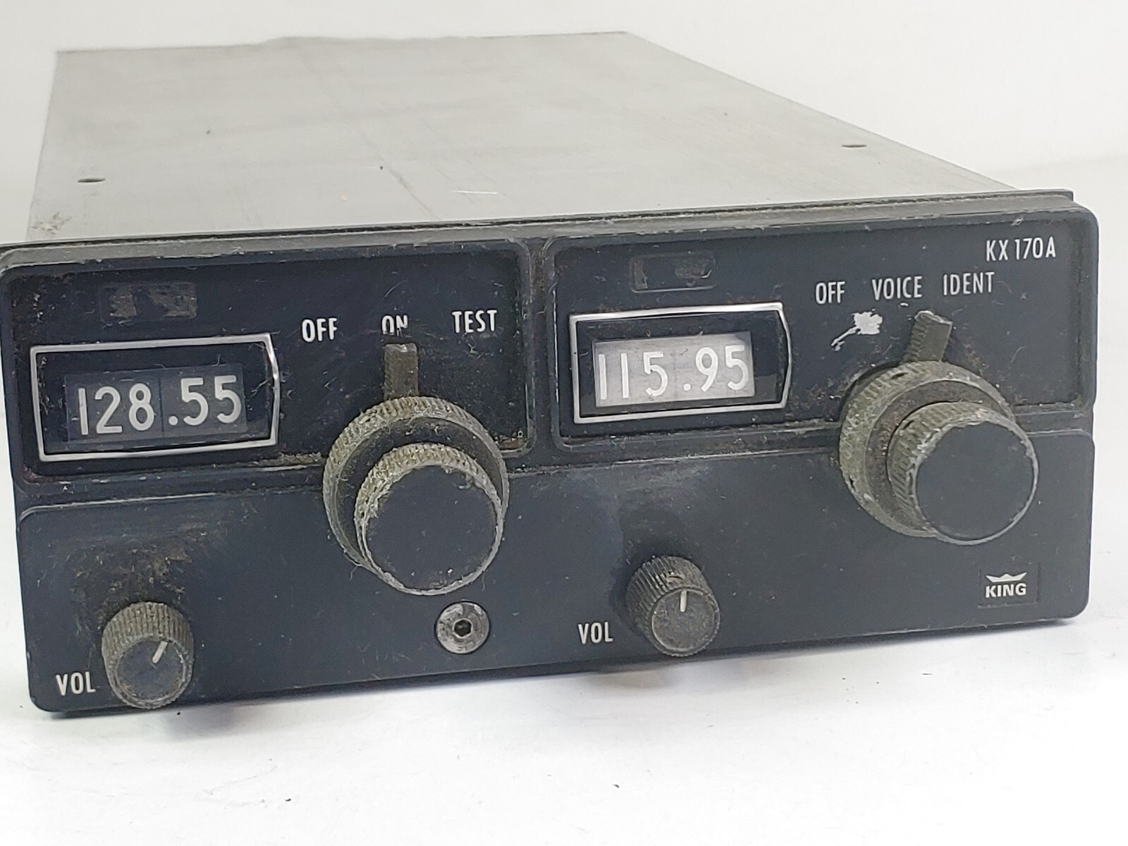 King KX170A Nav/Com P/N 069-1017-00 communication system as-is and untested