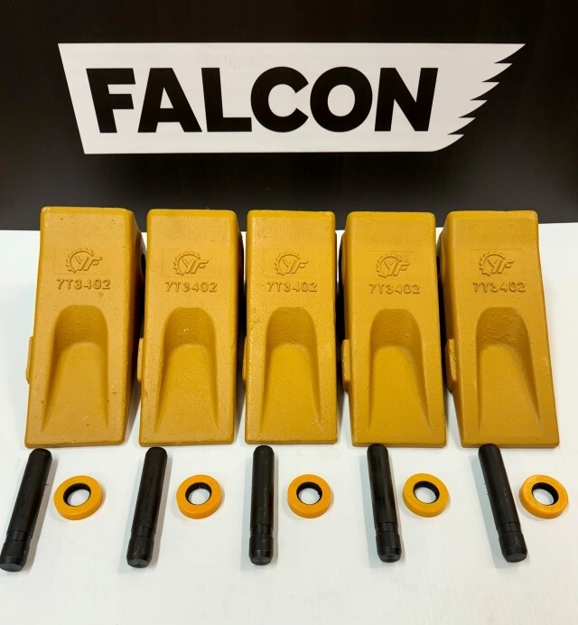 5 PACK OF Bucket TEETH, 7T-3402  Caterpillar J400 W/KEEPERS