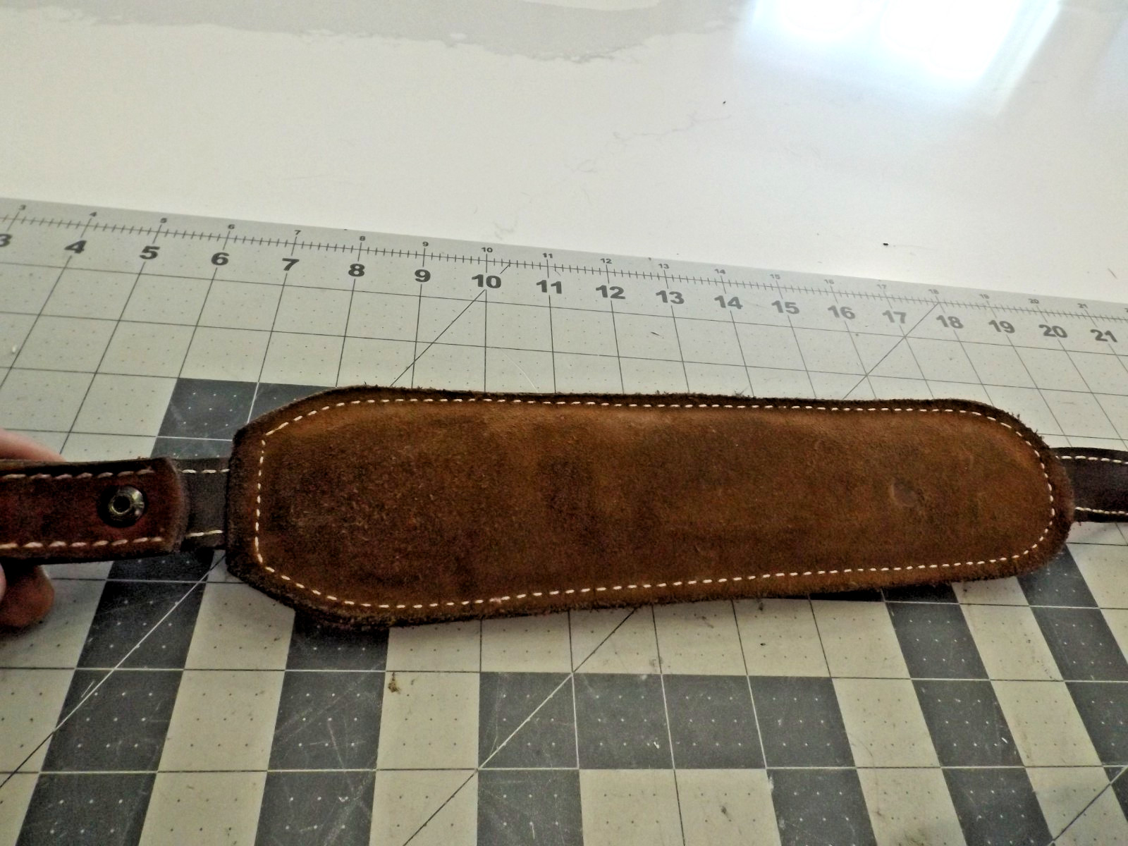 AA & E Padded Leather Rifle Sling ( no swivels )