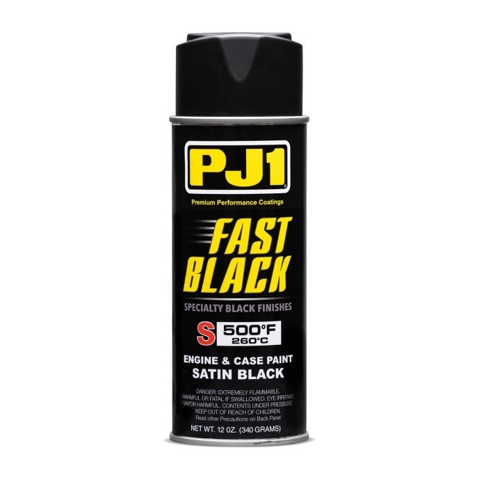 PJ1 Engine Paint Black Satin 500degF 11oz 16-SAT