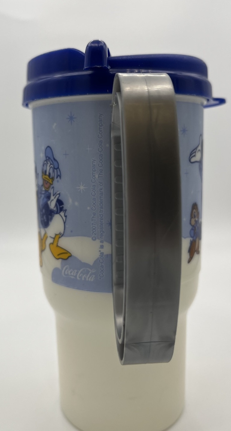 2007 Disney World Plastic Cup coca cola refillable Minnie mickey