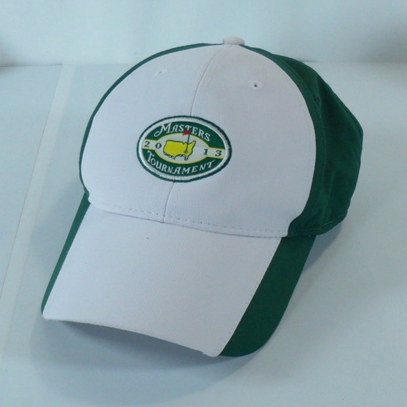 2013 Masters Tournament Embroidered Golf Strapback Cap Hat Ahead Green White