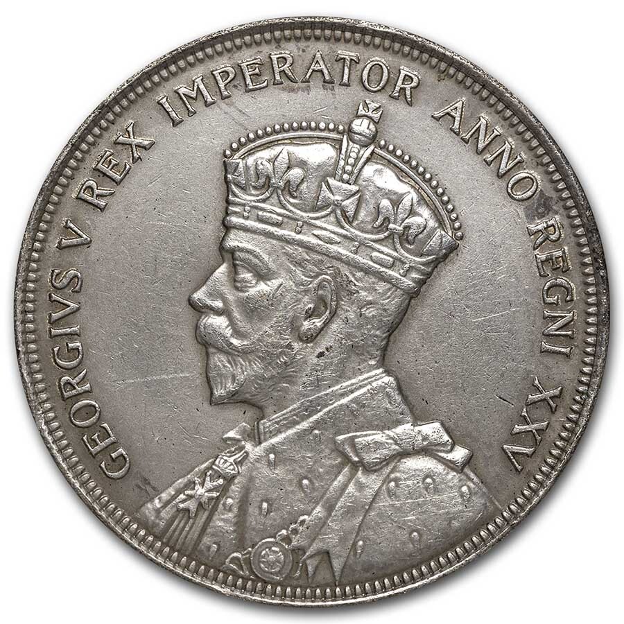 1935 Canada Silver Dollar George V Avg Circ