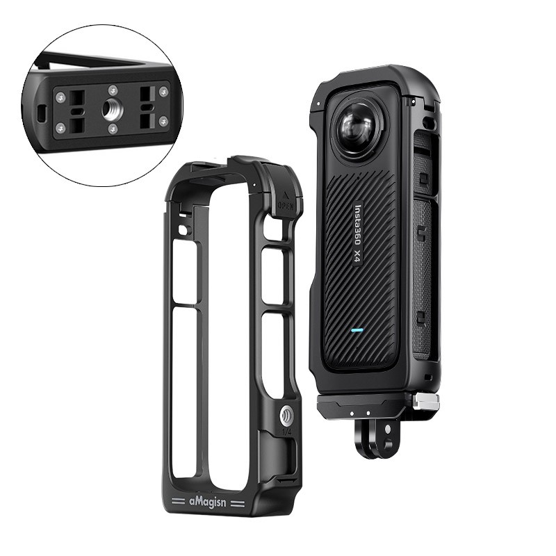 Accessories For Insta360 X4 Camera Case Cover Adapter Expansion Protective Frame
