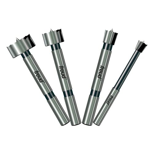 Freud PB-104 1/4" to 1" Diameter 4 Pcs. Forstner Bit Set