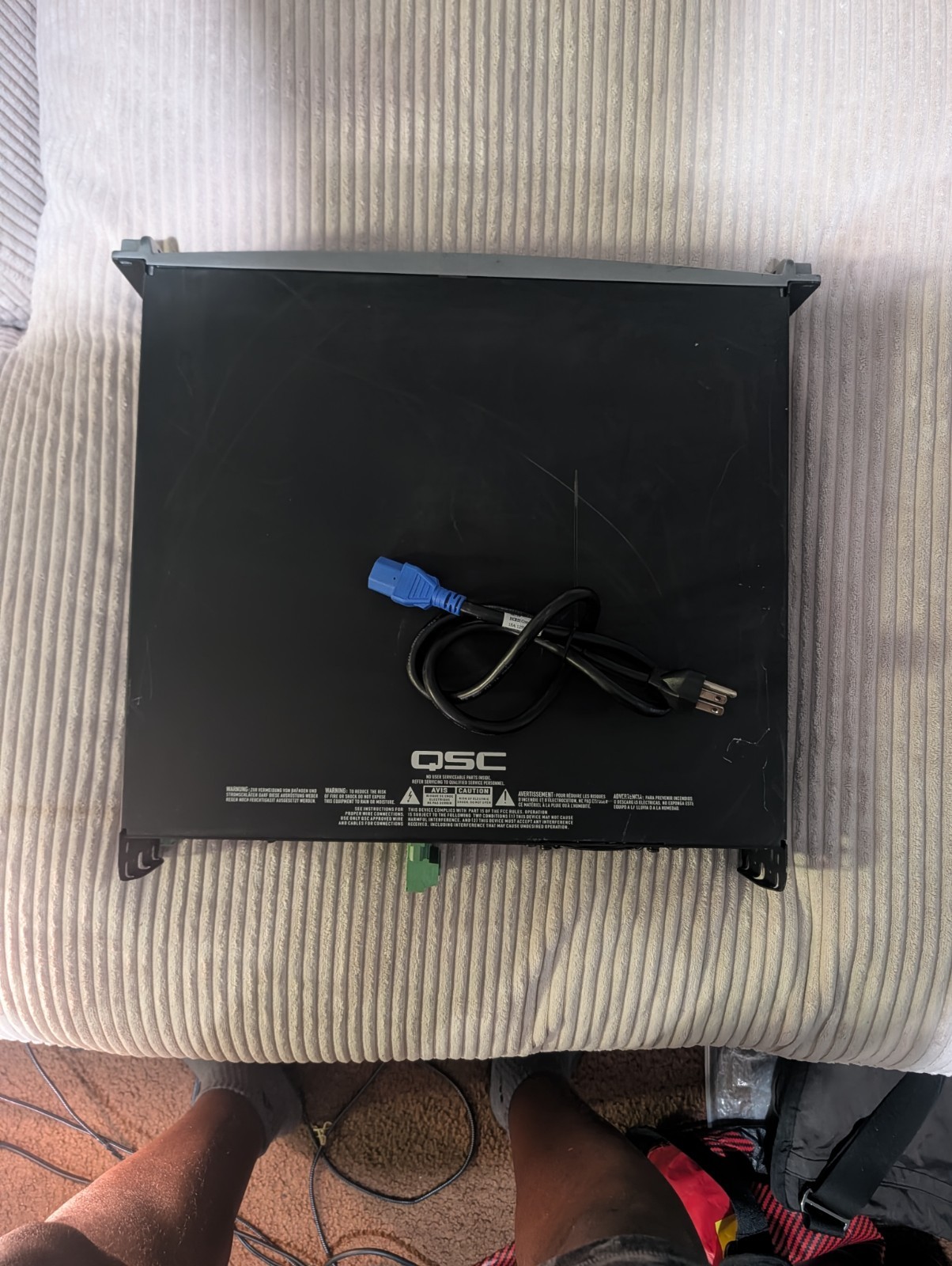 QSC CXD4.3 4-Channel Processing Amplifier – Fully Tested & Verified – Excellent