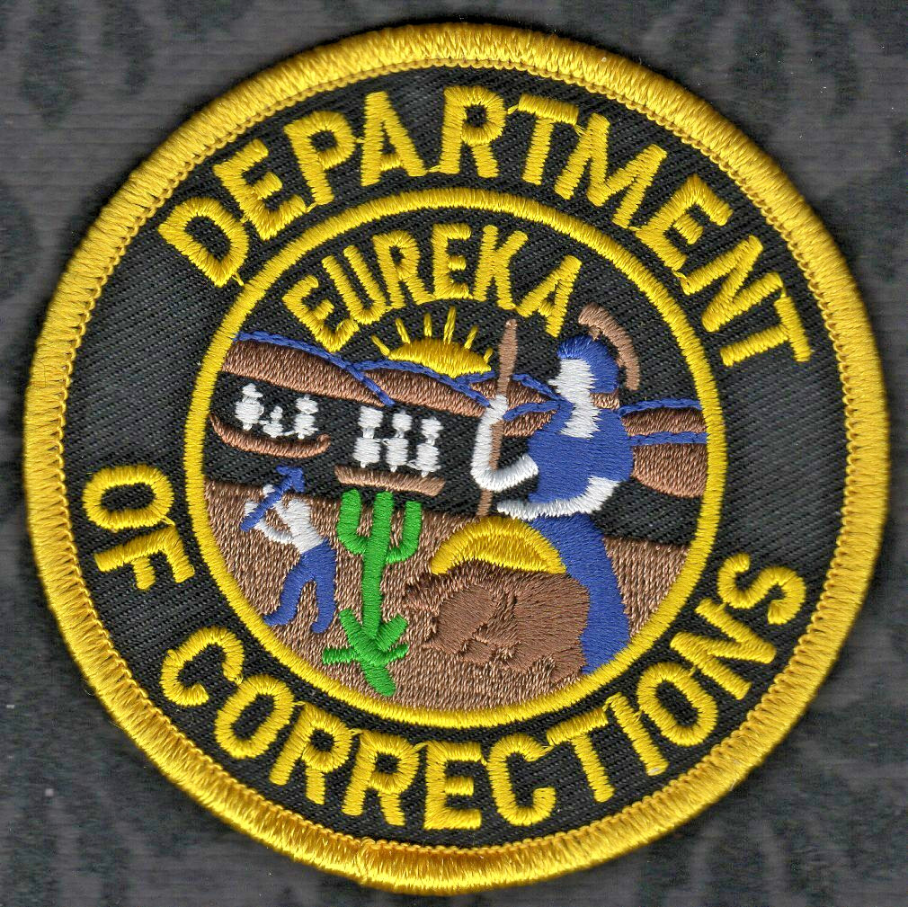California Department of Corrections Shoulder Patch  3" Round