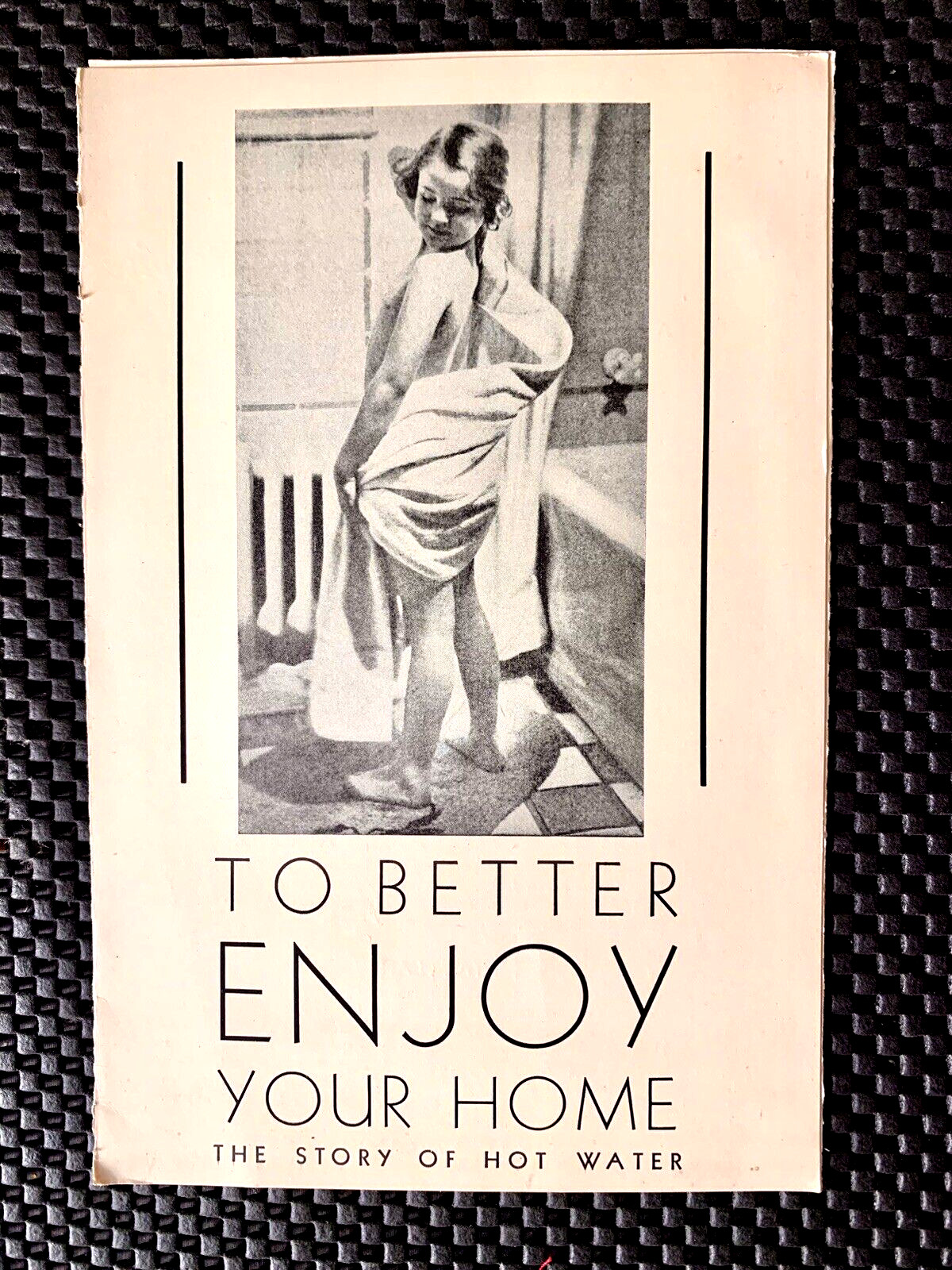 TO BETTER ENJOY YOUR HOME THE STORY OF HOT WATER HARTFORD ELECTRIC CO BROCHURE