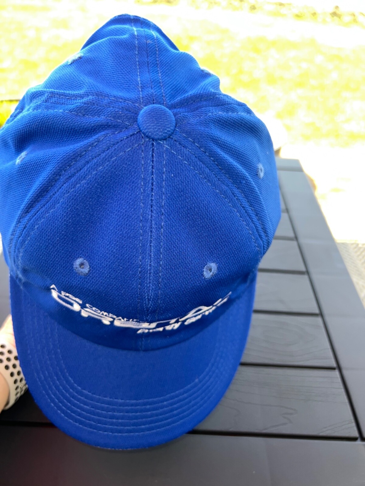 Orbital Energy Services A PSG Co. Royal Blue/white Hat Cap Hook Loop EUC