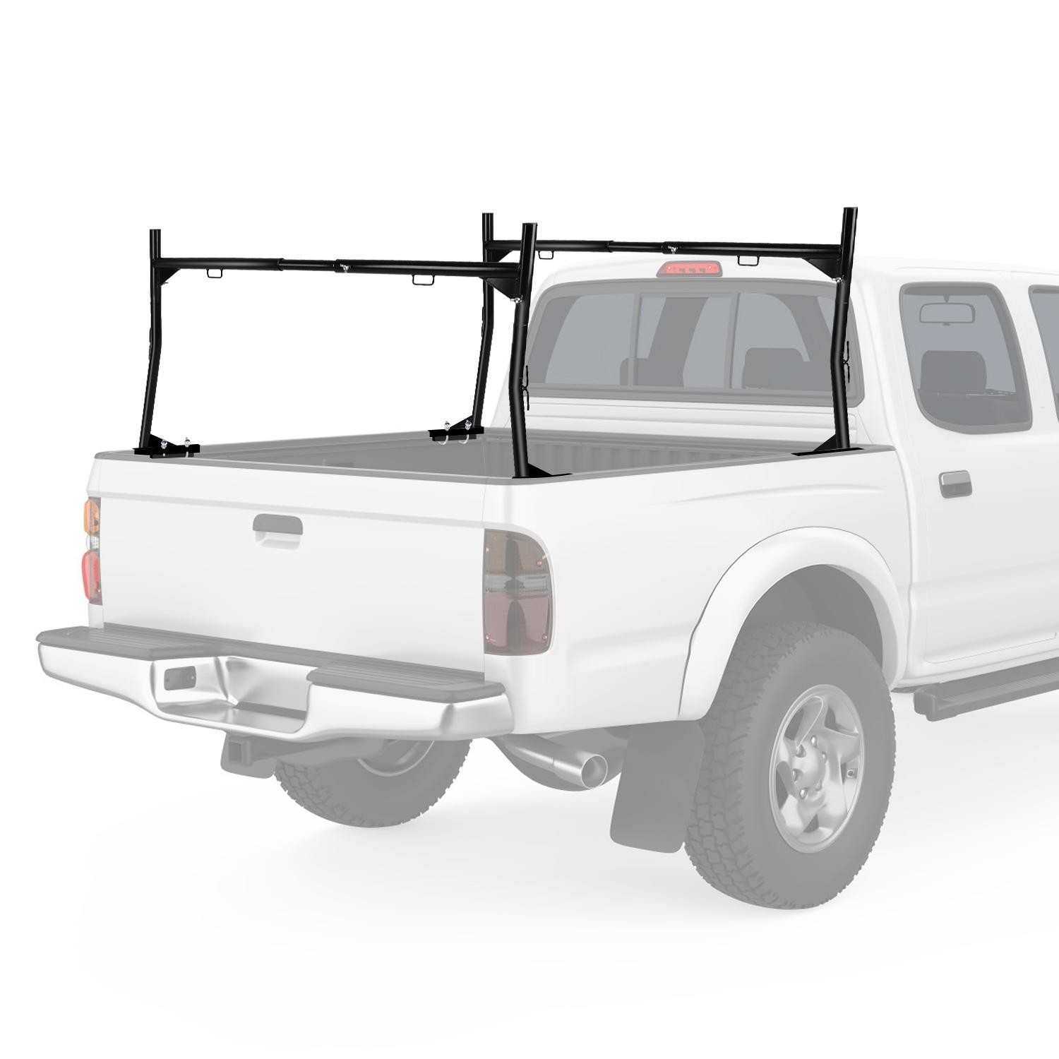 1Pair Extendable Truck Ladder Rack Non-Drilling Pick-up Bed Utility Adjustable T