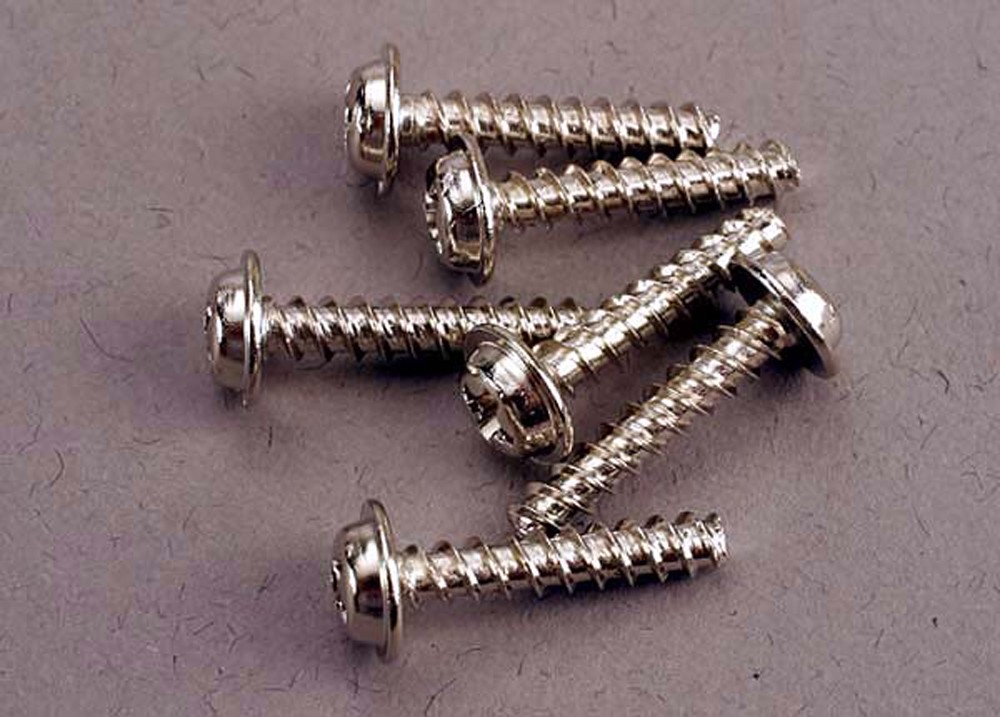 Traxxas 1/10 Bigfoot 2WD XL5 * Washerhead Self-Tapping Screws, 3x15mm * 3288