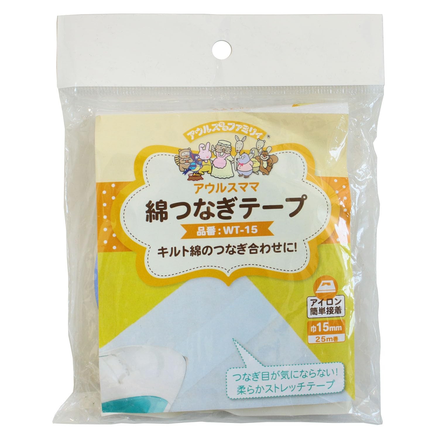 Ornuman Quilt Cotton Tape White WT-15 Craft Supplies