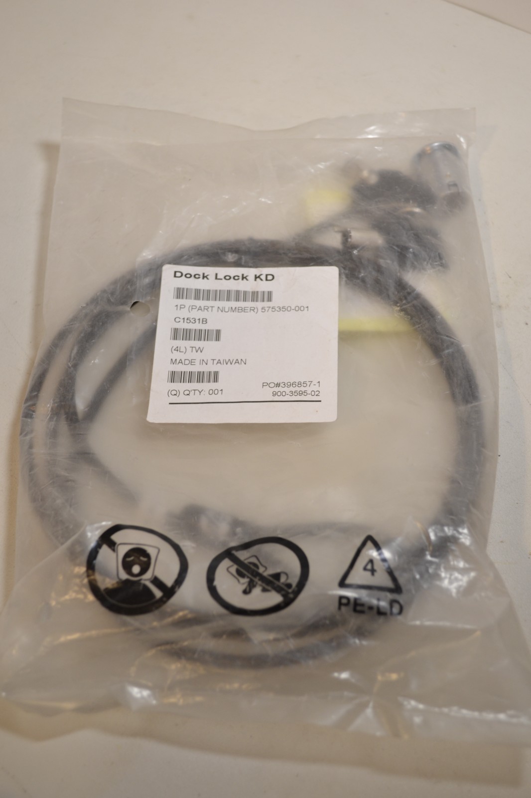 Genuine HP Dock Lock KD 575350-001