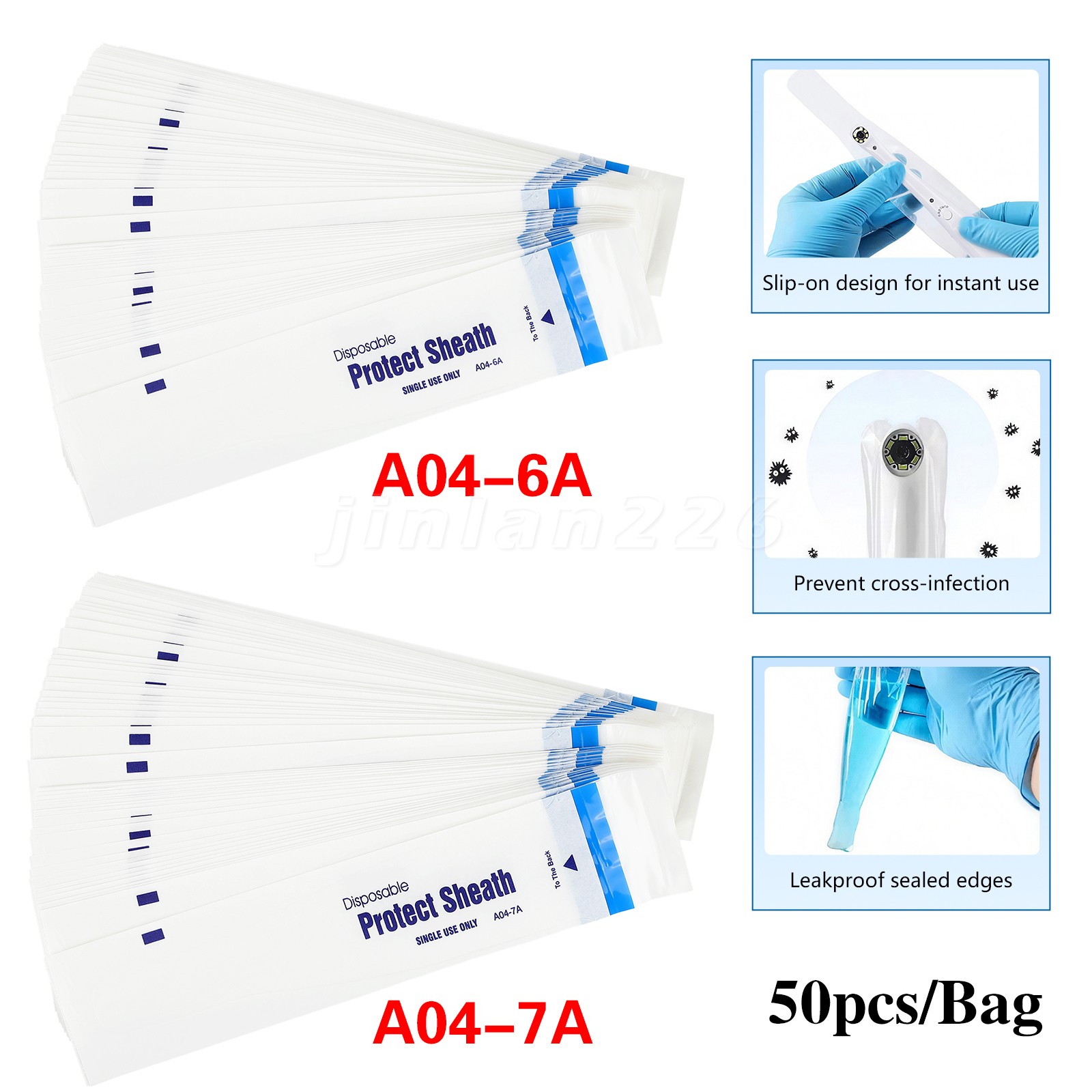 Dental Camera Sleeve/Sheath/Cover Disposable for Intraoral Camera 6A/7A