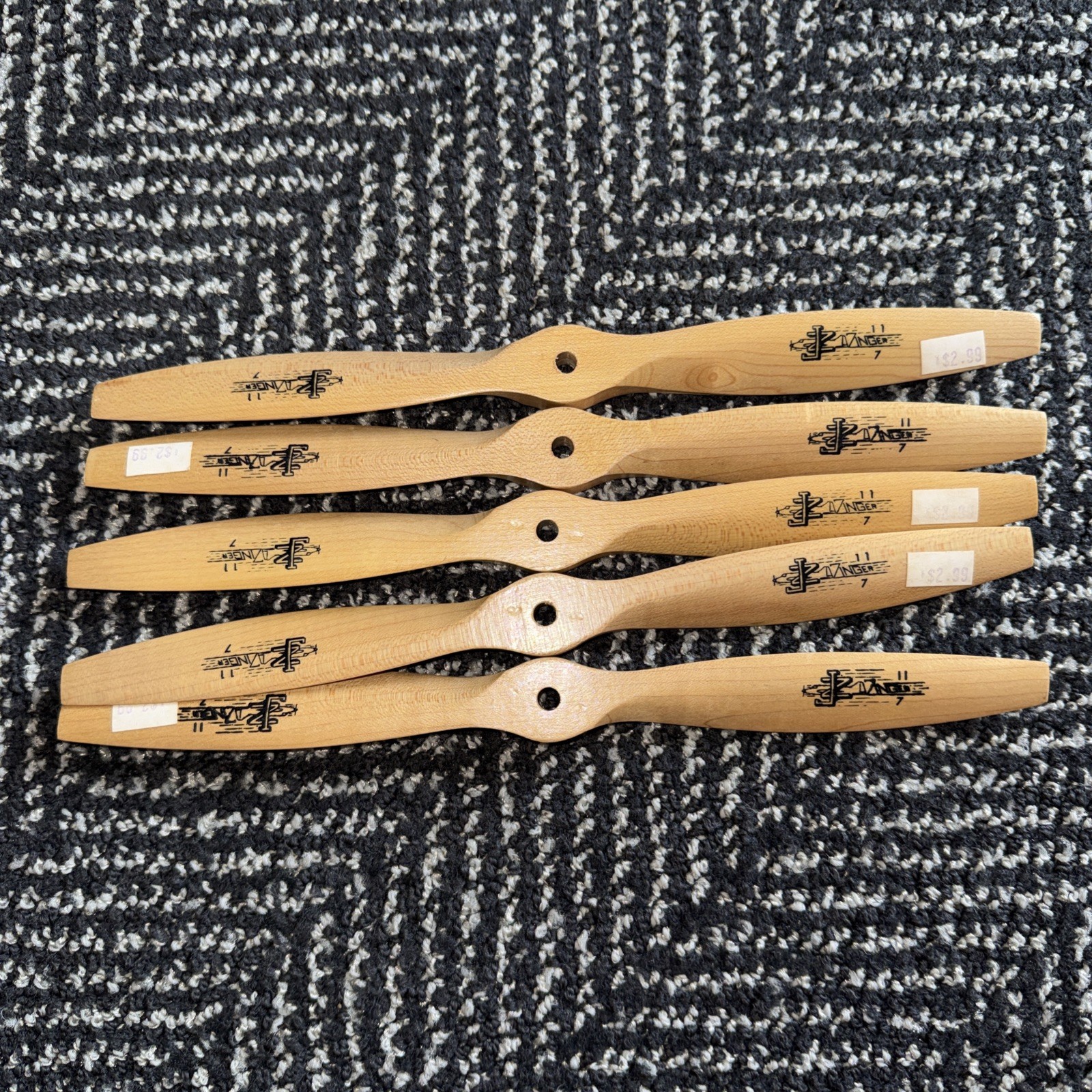 Brand New Zinger 11x7 Wood Propeller prop Lot Of 5