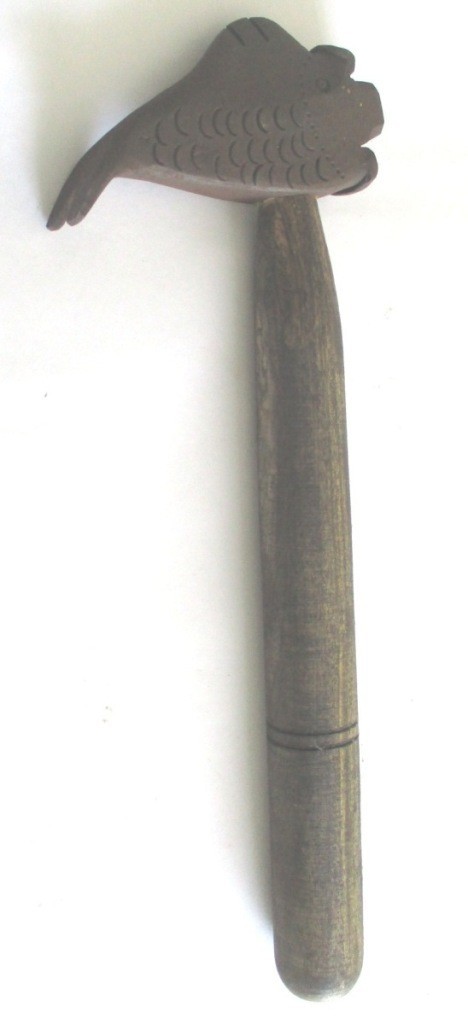 ANTIQUE OLD TOOL CLAW HAMMER FISH SHAPE UNUSUAL RARE
