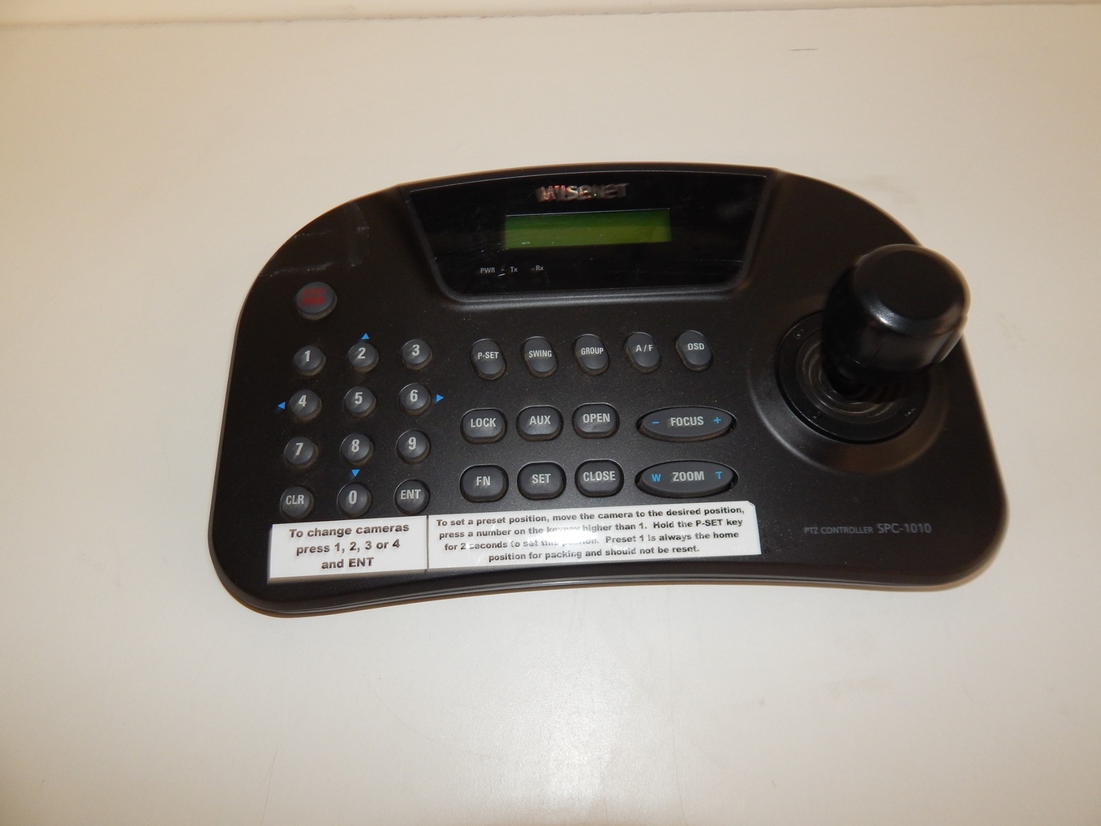 ^^Wisenet / Samsung SPC-1010 CCTV PTZ Controller Joystick Control - (KWJ27)