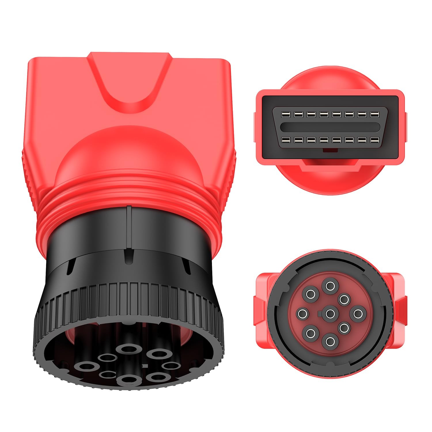 Autel Original OBD Diagnostic Adapter, 9Pin J1939 Male to 16Pin OBD2 OBDII...