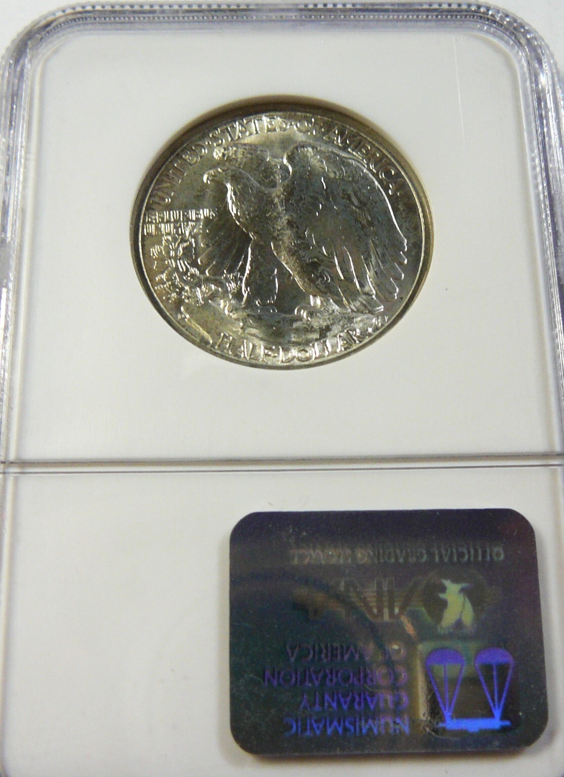 1945 D Walking Liberty Half NGC MS 65