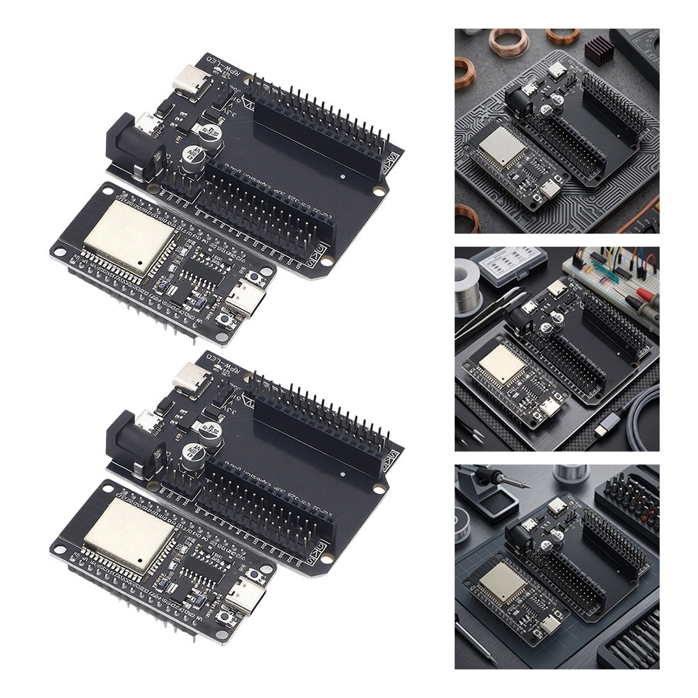 2pcs USB-C Development Board for ESP32 with WiFi Support for IoT Projects