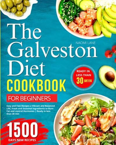 Galveston Diet Cookbook for Be - VERY GOOD
