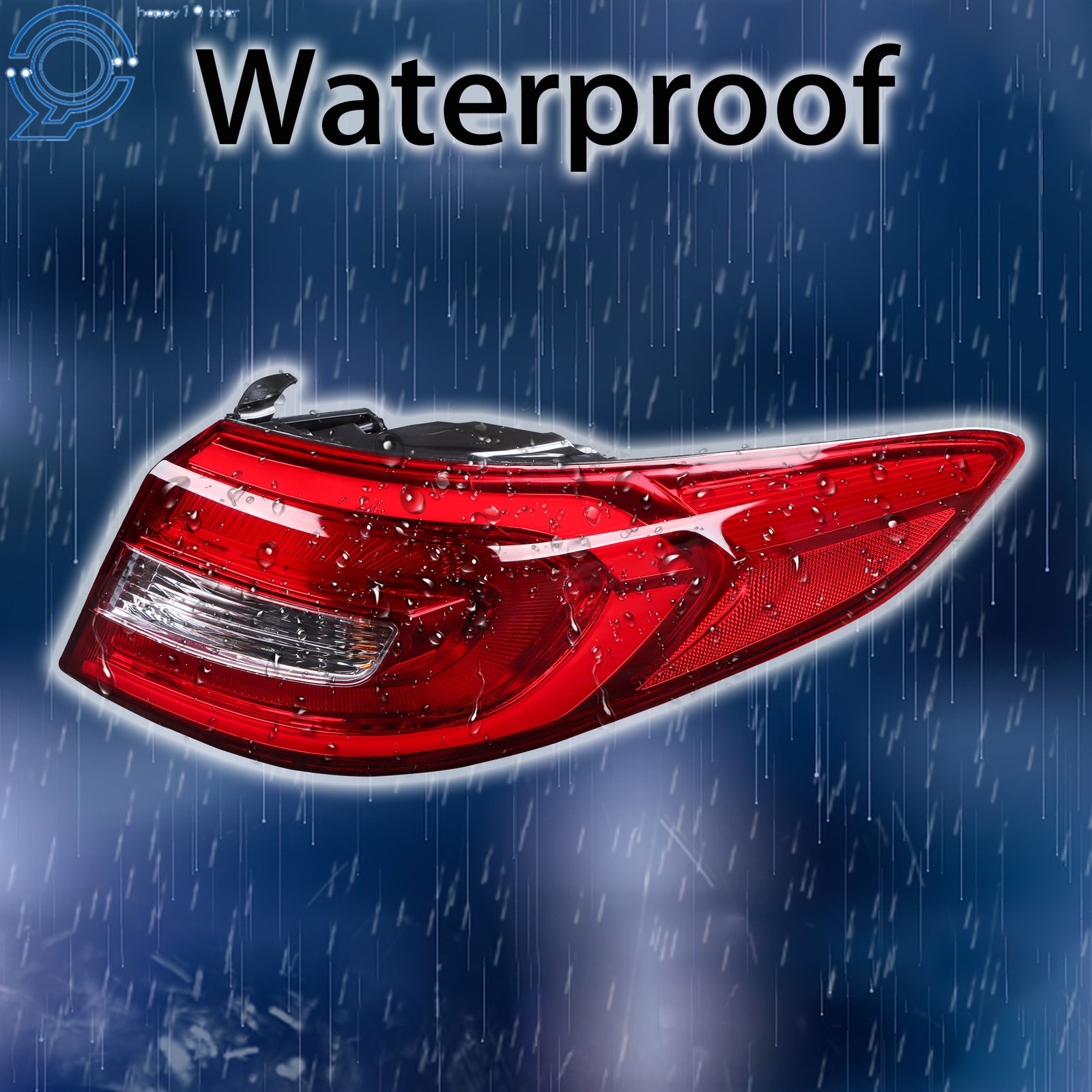 Tail Light For Hyundai Sonata 2015-2017 Halogen Outer Passenger Right Tail Lamp