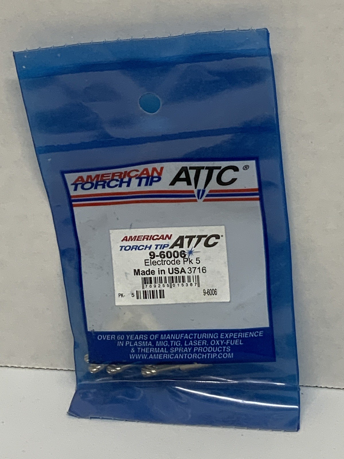 AMERICAN TORCH TIP 9-6006 ELECTRODE AIR QTY. 5
