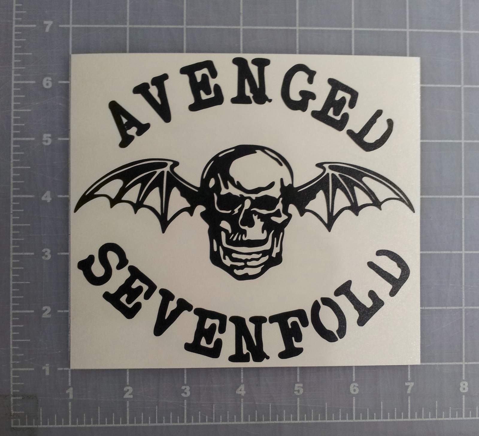 Avenged Sevenfold Vinyl Sticker Decal bumper car laptop  window wall Bat Skull