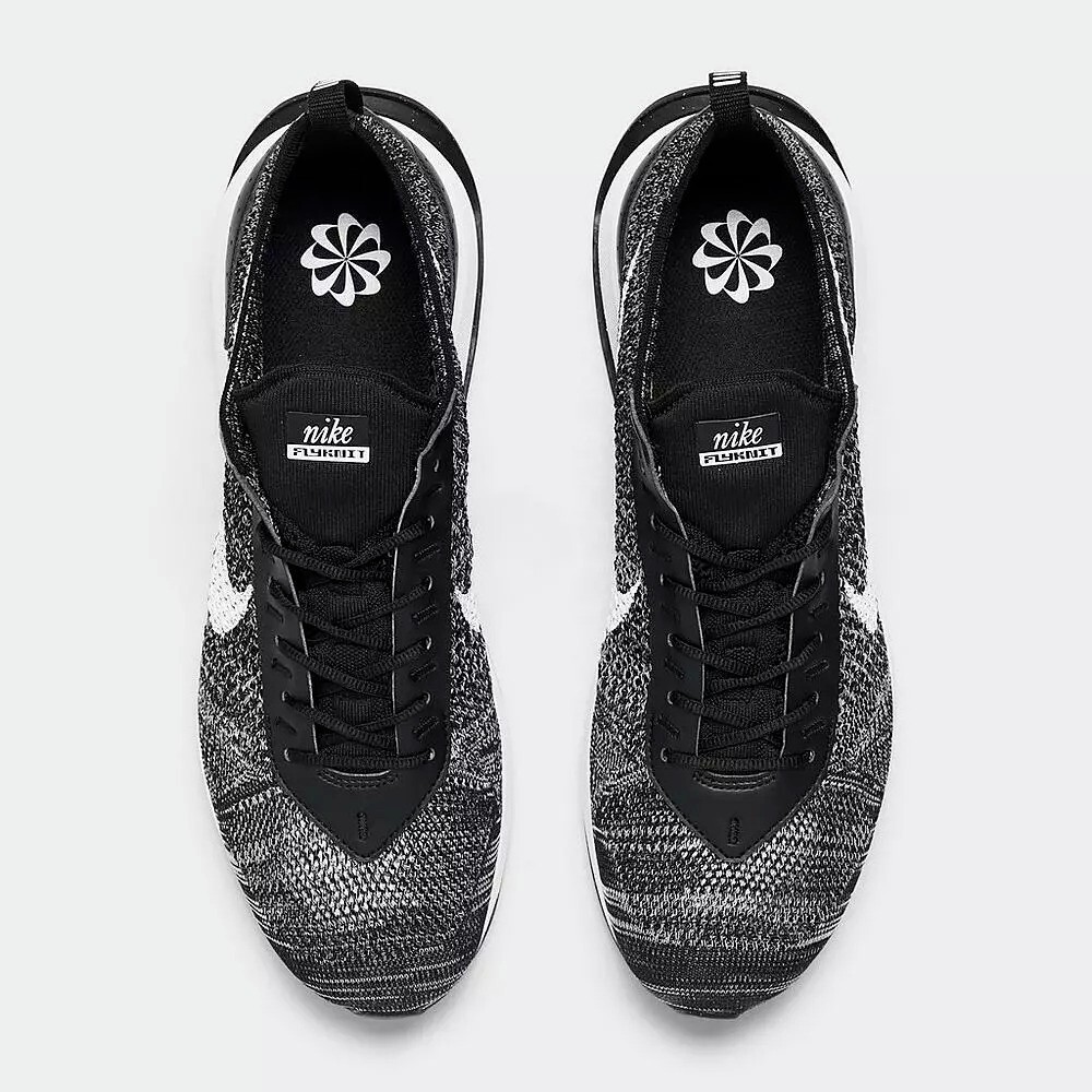 Nike Air Max Flyknit Racer Oreo Black White Grey DJ6106-001 Sz 10.5 11 11.5 12