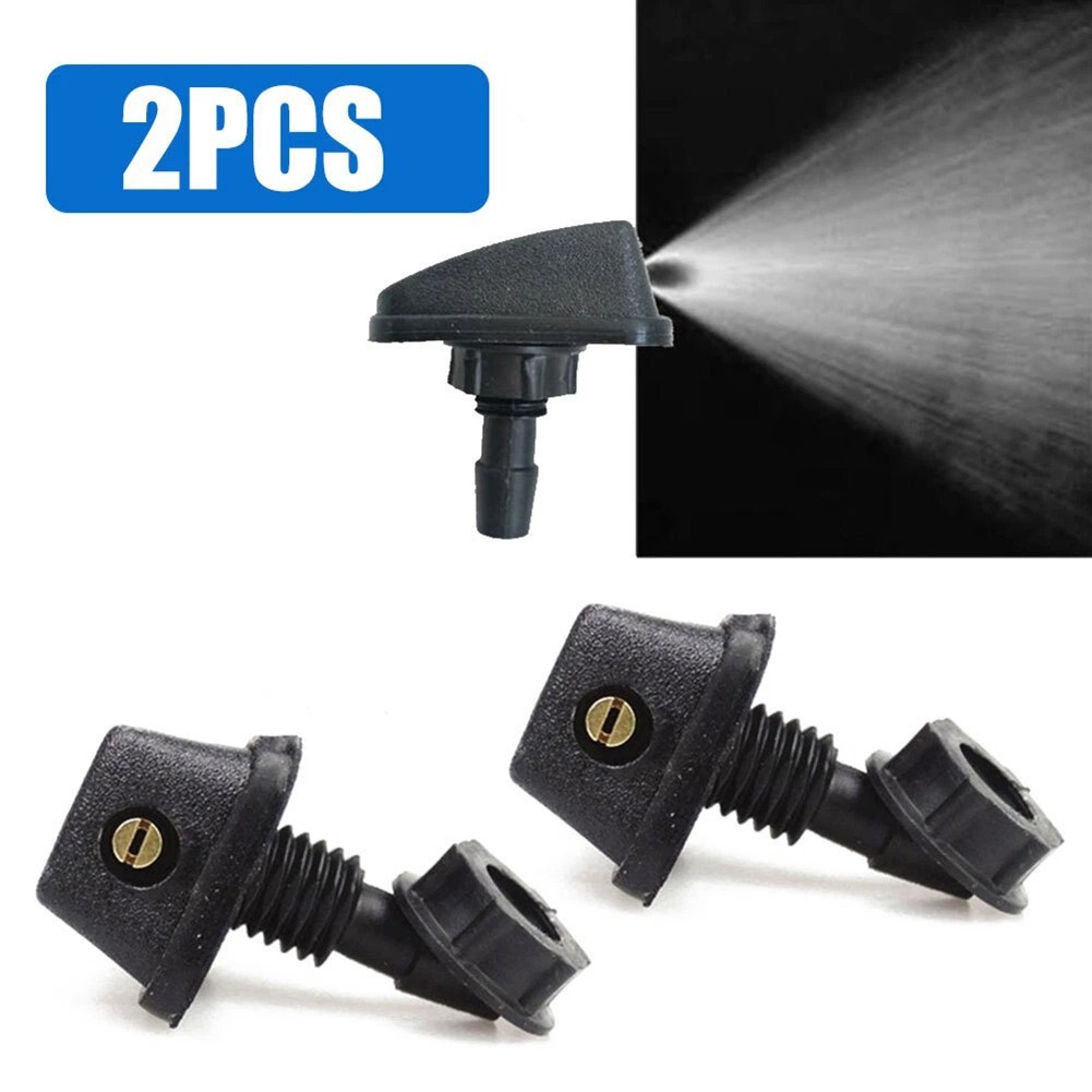 2PCS car front windshield wiper nozzle spray kit for efficient cleaning