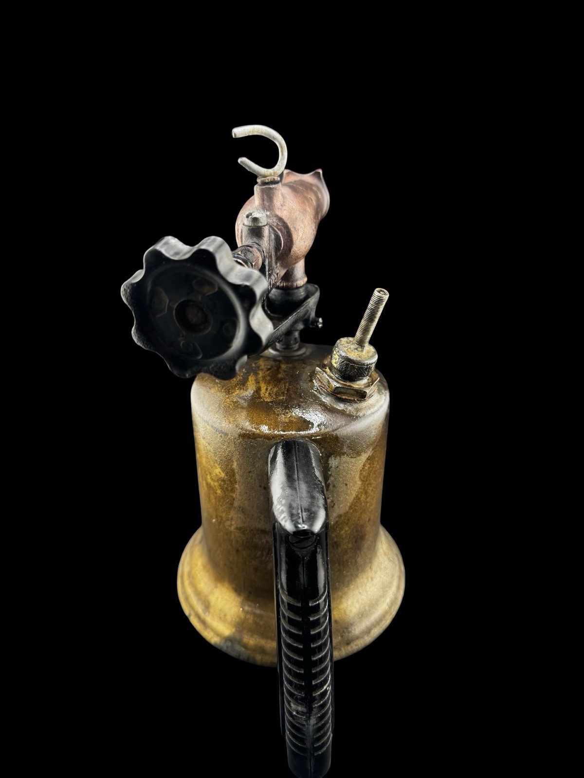 Rare Vintage Antique DUNLAP Tools Brass Gasoline Blow Torch Ironwork Advertising