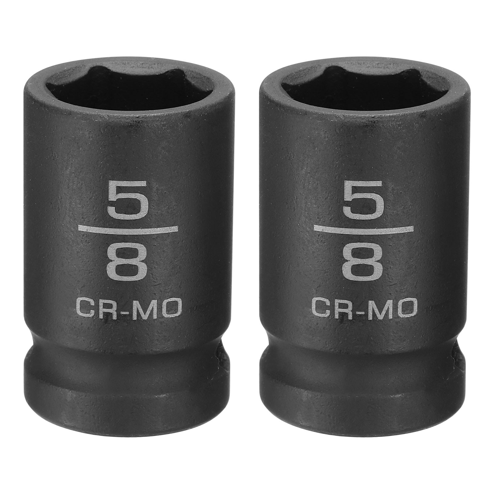 2pcs 6 Point Impact Socket 5/8" Socket 1/2" Square Drive 1.5" Long 40CRMO,