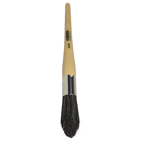 Osborn 0007302700 #8 Round Sash Firm, Nylon Bristle, Paint Brush, Wood Handle