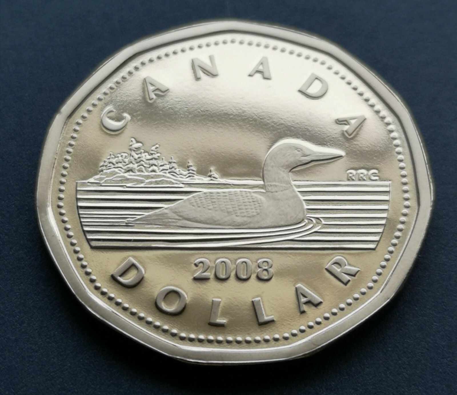 ***  CANADA  LOONIE  2008  ***  PROOF  ULTRA  HEAVY  CAMEO ***