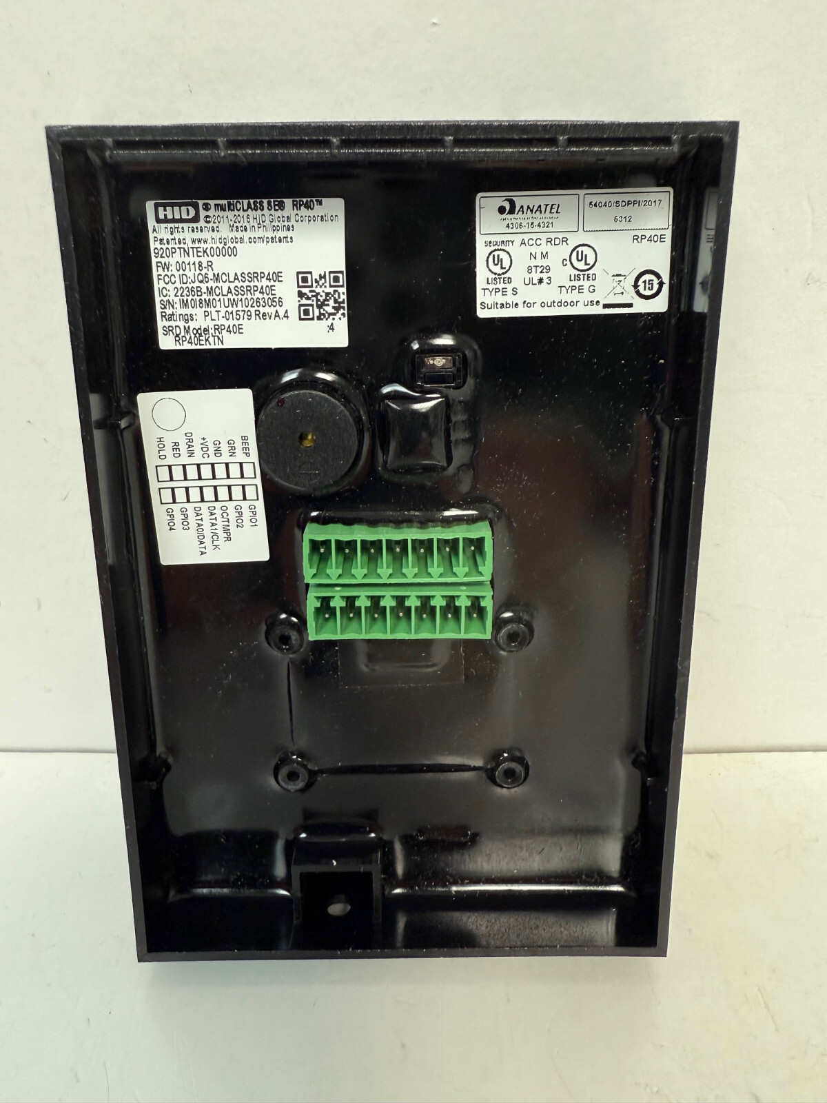 HID 920PTNTEK00000 MULTICLASS SE RP40 WALL SWITCH READER NEW OPEN BOX