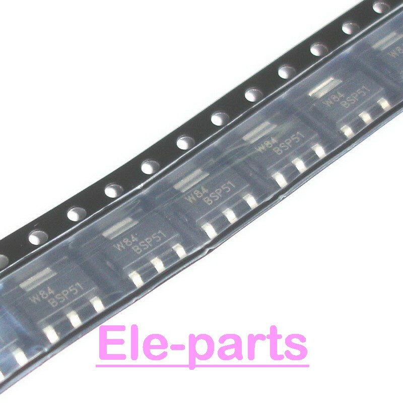 10 PCS BSP51 SOT-223 NPN Darlington transistors Chip
