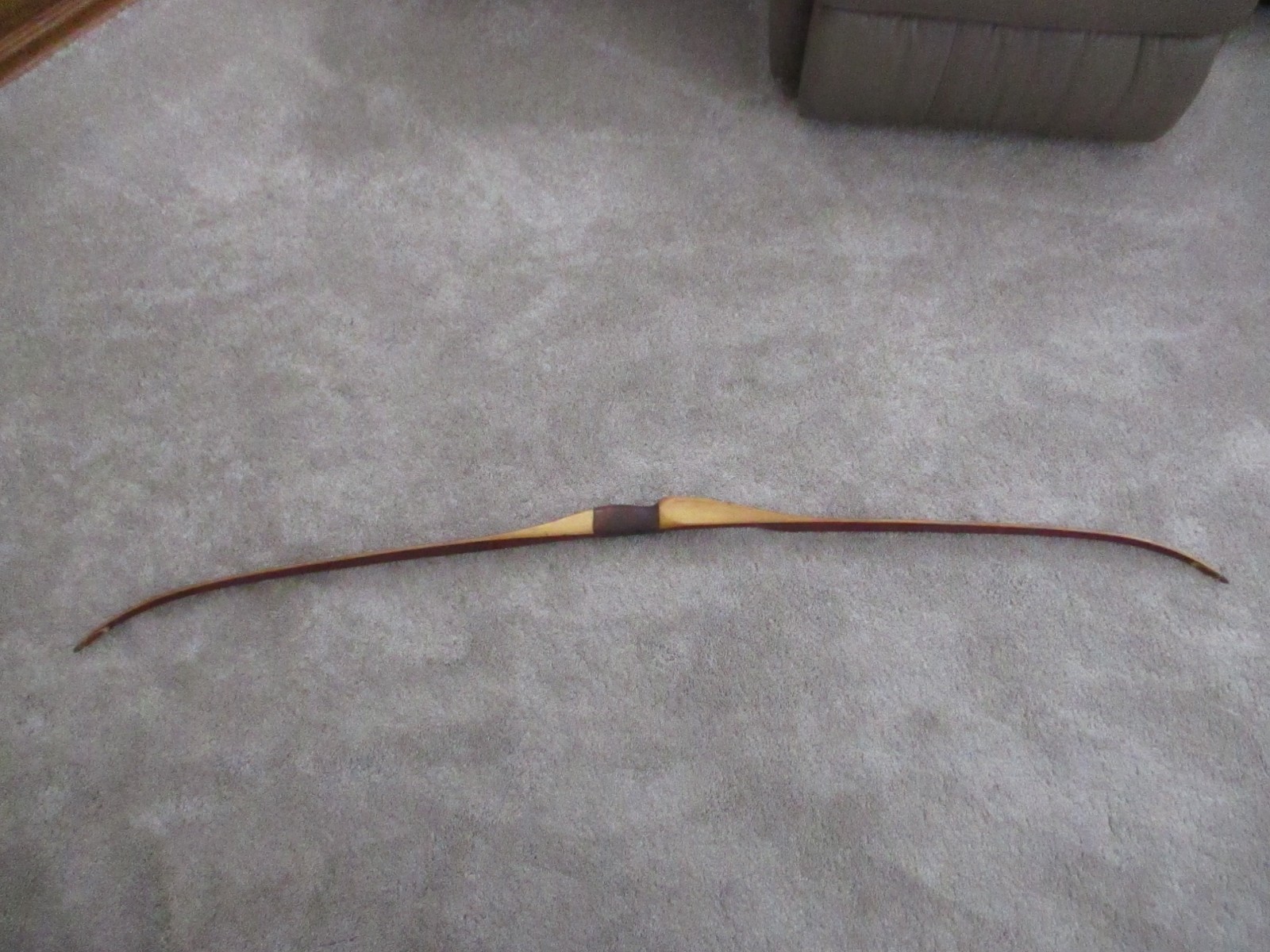 Vintage 1953 Bear Archery Polar Bow 44 lbs. 64" RH Glass Power SN. NJ444