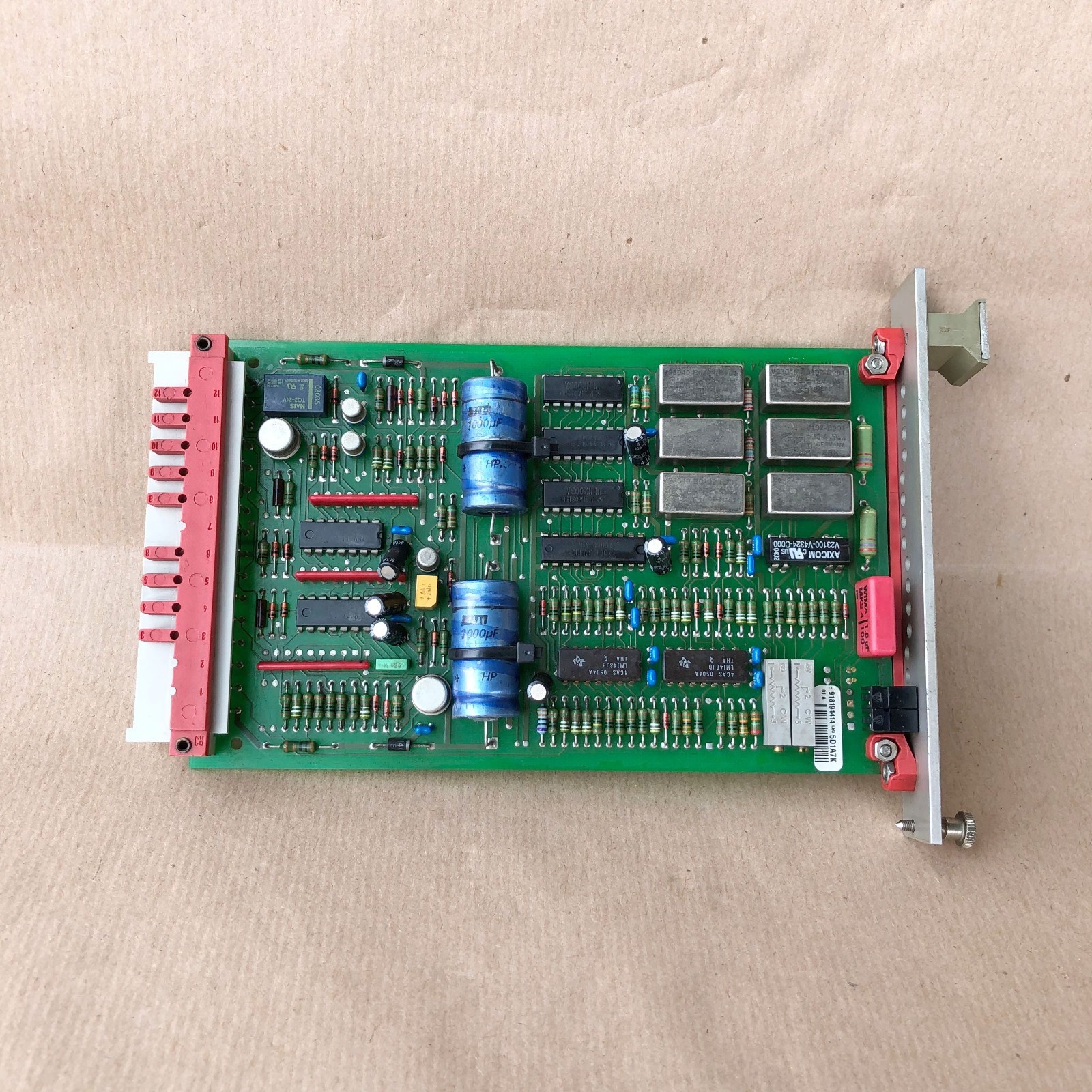 LIEBHERR 918194414 PRESSURE VALUE MEMORY CARD