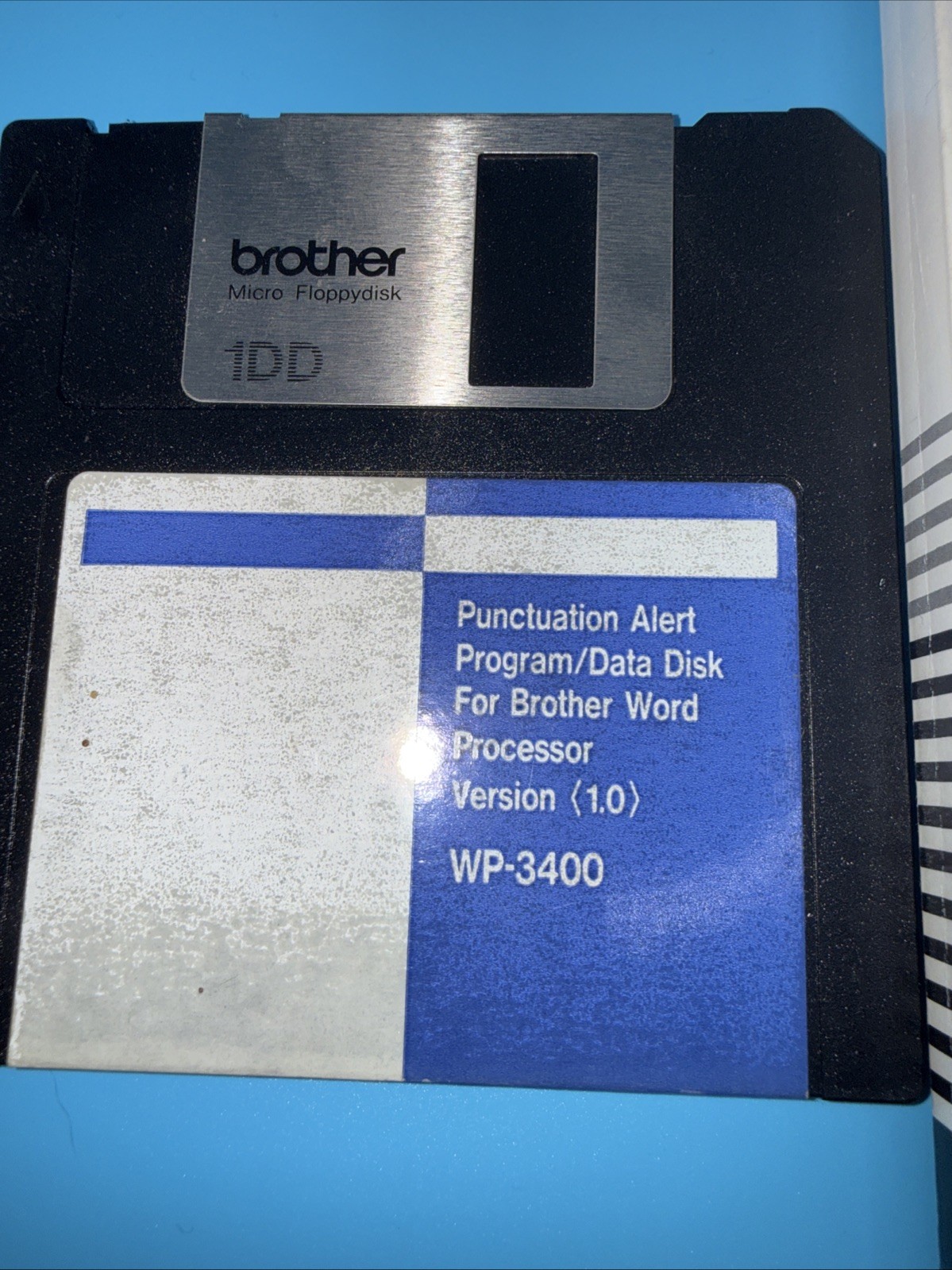 Brother WP-3400 Word Processor User Guide Manual W/ Original Program Floppy Disk