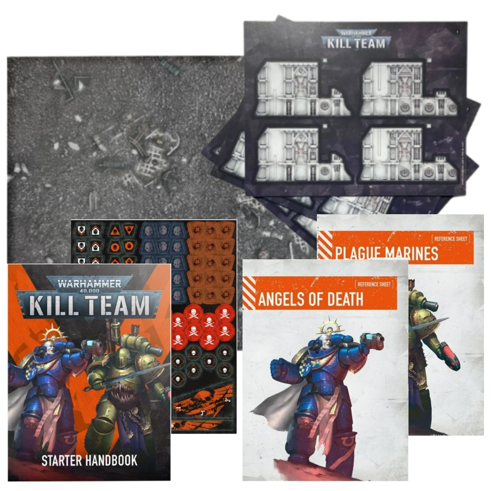 Kill Team Starter Rules MDF Terrain Game Board Tokens Datasheets 40k
