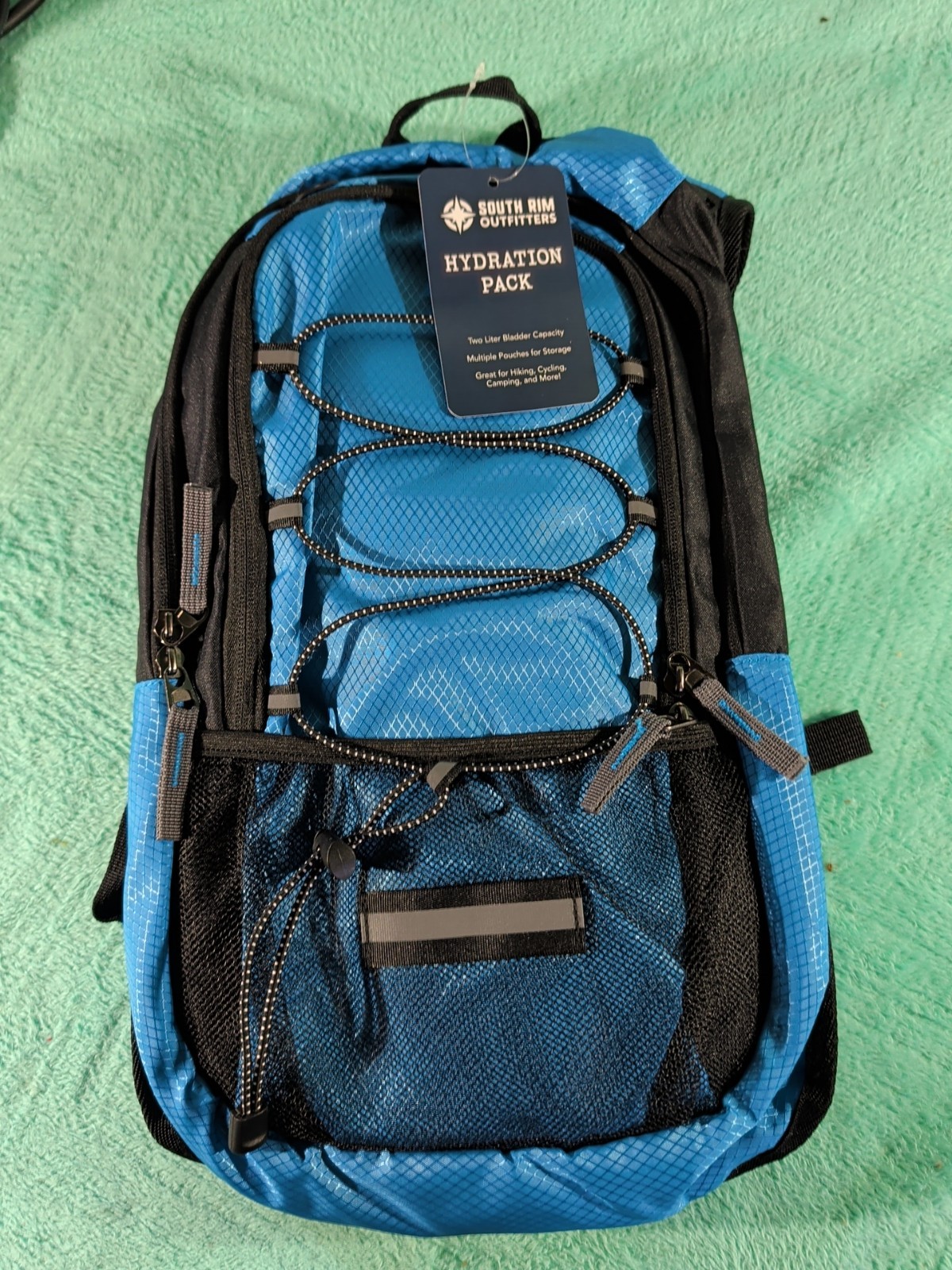 South Rim Outfitters - Hydration BackPack  2 Liter Bladder - Blue SR10013-BU