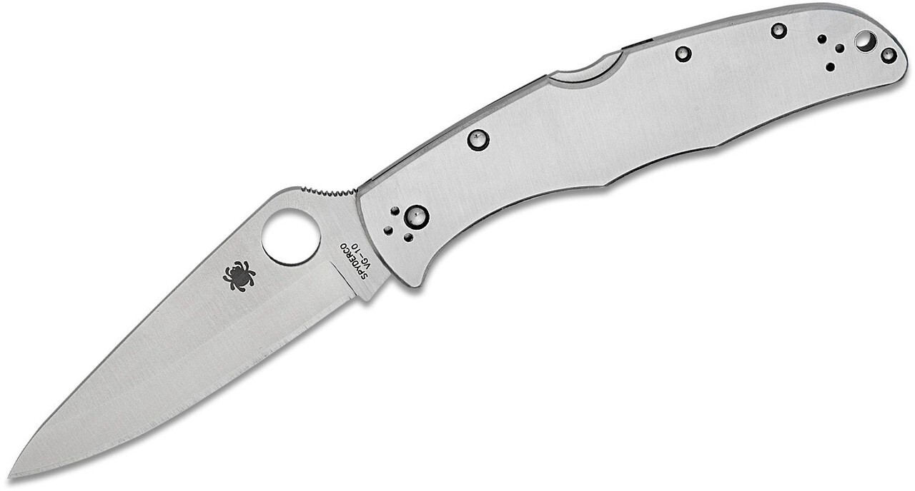 Spyderco C10P Endura 4 Folding Knife 3.8" Plain Edge