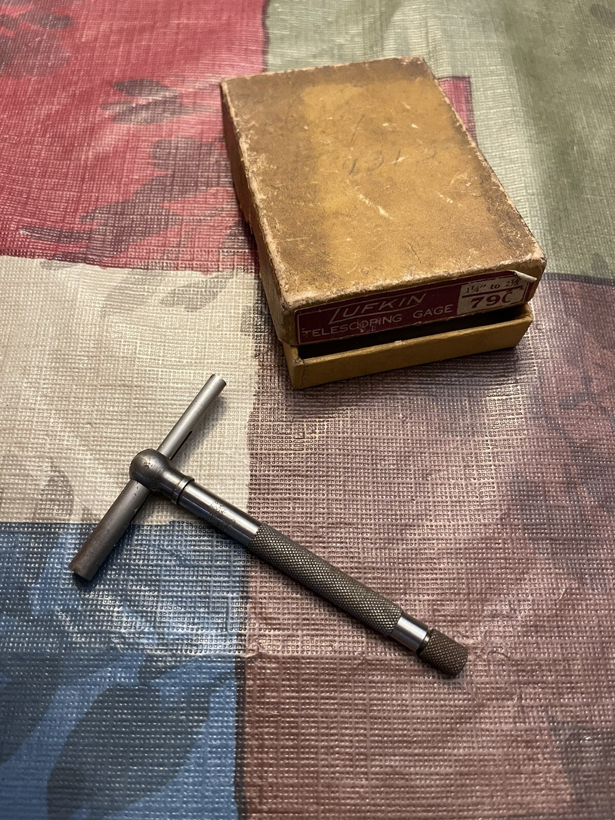 Lufkin Telescoping Gage 79C 1-1/4 to 2-1/8" Lufkin Rule Co Saginaw Mich w Box